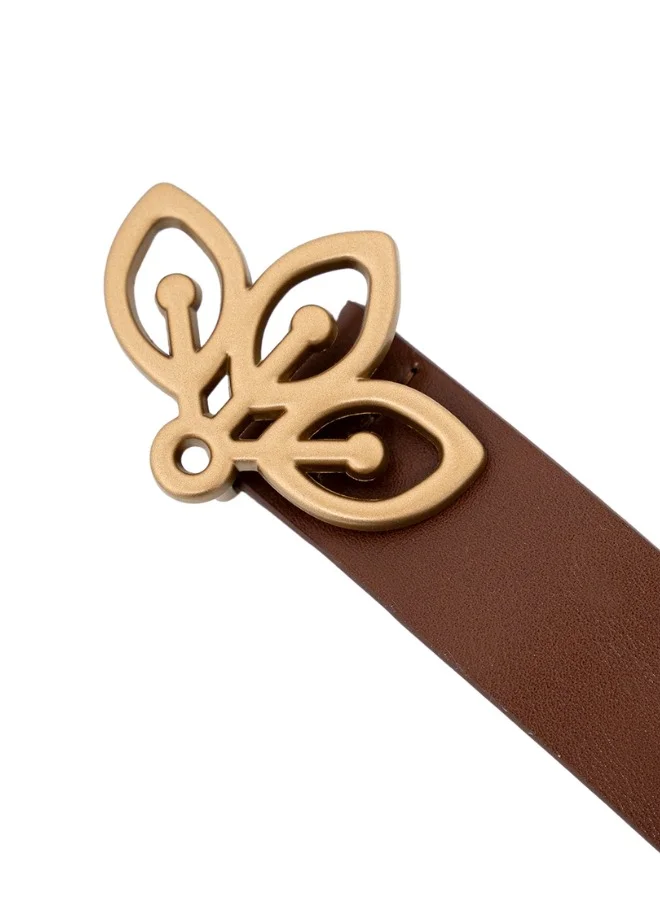 EGL Women's Belt - Brown And Red